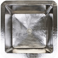 Self-Rimming Bathroom Sink 16 x 16 x 8 Self-Rimming Bathroom Sink 16 x 16 x 8