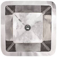 Self-Rimming Bathroom Sink 16 x 16 x 8 Self-Rimming Bathroom Sink 16 x 16 x 8