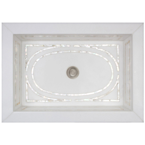 LMI03 Self Rimming Bathroom Sink - Graphic Mother of Pearl LMI03 Self Rimming Bathroom Sink - Graphic Mother of Pearl