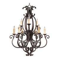 Mid Sized Chandelier 37-1/2" Width Mid Sized Chandelier 37-1/2" Width
