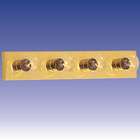 Bathroom Lighting (4 or more bulbs) 24" Width Bathroom Lighting (4 or more bulbs) 24" Width