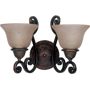 M11247SVOI Symphony 2 Bulb Bathroom Lighting - Oil Rubbed Bronze M11247SVOI Symphony 2 Bulb Bathroom Lighting - Oil Rubbed Bronze