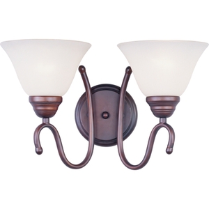 M12067WSOI Newport 2 Bulb Bathroom Lighting - Oil Rubbed Bronze / Wilshire M12067WSOI Newport 2 Bulb Bathroom Lighting - Oil Rubbed Bronze / Wilshire