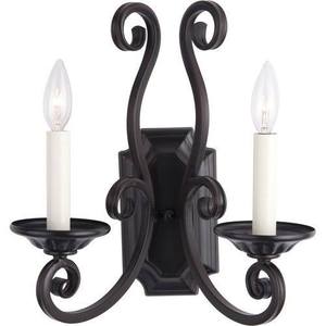 M12218OI Manor Multi Bulb Wall Sconce - Oil Rubbed Bronze M12218OI Manor Multi Bulb Wall Sconce - Oil Rubbed Bronze
