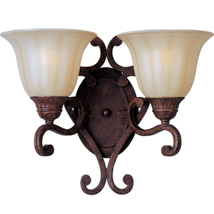 M13572CFAF Augusta 2 Bulb Bathroom Lighting - Auburen Florentine M13572CFAF Augusta 2 Bulb Bathroom Lighting - Auburen Florentine