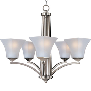 M20095FTSN Aurora Mid Sized Chandelier Chandelier - Satin Nickel M20095FTSN Aurora Mid Sized Chandelier Chandelier - Satin Nickel
