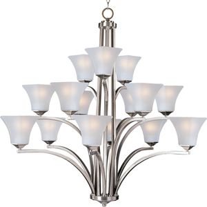 M20097FTSN Aurora Large Foyer Chandelier Chandelier - Satin Nickel M20097FTSN Aurora Large Foyer Chandelier Chandelier - Satin Nickel