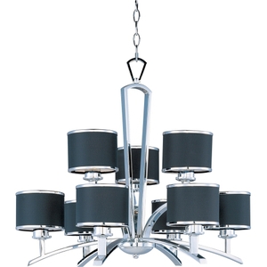 M20376BKPC Salon Large Foyer Chandelier Chandelier - Polished Chrome M20376BKPC Salon Large Foyer Chandelier Chandelier - Polished Chrome