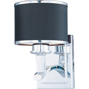 M20379BKPC Salon 1 Bulb Wall Sconce - Polished Chrome M20379BKPC Salon 1 Bulb Wall Sconce - Polished Chrome