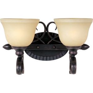 M21312WSOI Infinity 2 Bulb Bathroom Lighting - Oil Rubbed Bronze / Wilshire M21312WSOI Infinity 2 Bulb Bathroom Lighting - Oil Rubbed Bronze / Wilshire