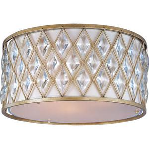 M21452OFGS Diamond Flush Mount Ceiling Light - Golden Silver M21452OFGS Diamond Flush Mount Ceiling Light - Golden Silver