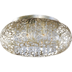 M24150BCGS Arabesque Flush Mount Ceiling Light - Golden Silver M24150BCGS Arabesque Flush Mount Ceiling Light - Golden Silver