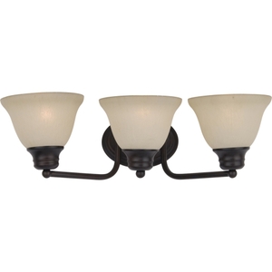 M2688WSOI Malaga 3 Bulb Bathroom Lighting - Oil Rubbed Bronze / Wilshire M2688WSOI Malaga 3 Bulb Bathroom Lighting - Oil Rubbed Bronze / Wilshire