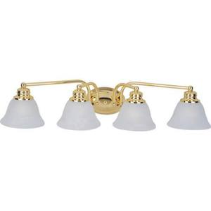 M2689MRPB Malaga 4 or More Bulb Bathroom Lighting - Polished Brass M2689MRPB Malaga 4 or More Bulb Bathroom Lighting - Polished Brass