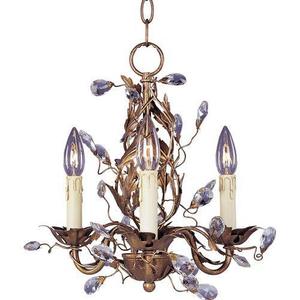 M2855EG Elegante Mini Chandelier - Etruscan Gold M2855EG Elegante Mini Chandelier - Etruscan Gold