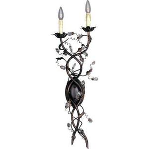 M2858OI Elegante Multi Bulb Wall Sconce - Oil Rubbed Bronze M2858OI Elegante Multi Bulb Wall Sconce - Oil Rubbed Bronze