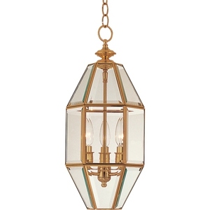 M61501CLPB Bound Glass Entrance / Foyer Pendant Light - Polished Brass M61501CLPB Bound Glass Entrance / Foyer Pendant Light - Polished Brass