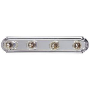 M7124PC Vanity 4 or More Bulb Bathroom Lighting - Polished Chrome M7124PC Vanity 4 or More Bulb Bathroom Lighting - Polished Chrome