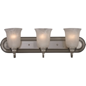 M7137MRSN Essentials 3 Bulb Bathroom Lighting - Satin Nickel M7137MRSN Essentials 3 Bulb Bathroom Lighting - Satin Nickel