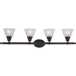 M7144FTOI Essentials 4 or More Bulb Bathroom Lighting - Oil Rubbed Bronze M7144FTOI Essentials 4 or More Bulb Bathroom Lighting - Oil Rubbed Bronze