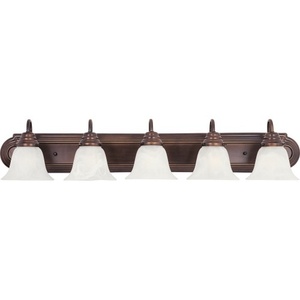M8015MROI Essentials 4 or More Bulb Bathroom Lighting - Oil Rubbed Bronze / Marble M8015MROI Essentials 4 or More Bulb Bathroom Lighting - Oil Rubbed Bronze / Marble