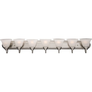 M8016MRSN Essentials 4 or More Bulb Bathroom Lighting - Satin Nickel M8016MRSN Essentials 4 or More Bulb Bathroom Lighting - Satin Nickel