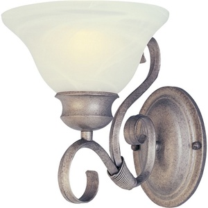 M8021MRPE Pacific 1 Bulb Wall Sconce - Pewter M8021MRPE Pacific 1 Bulb Wall Sconce - Pewter
