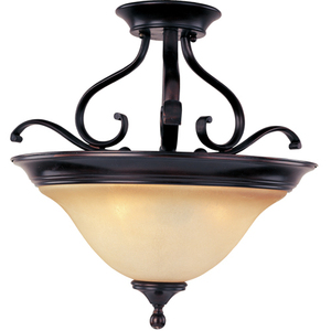 M85802WSOI Linda Semi Flush Mount Ceiling Light - Oil Rubbed Bronze / Wilshire M85802WSOI Linda Semi Flush Mount Ceiling Light - Oil Rubbed Bronze / Wilshire