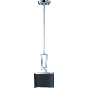 M90371BKPC Salon Drum Pendant Pendant Light - Polished Chrome / Black M90371BKPC Salon Drum Pendant Pendant Light - Polished Chrome / Black