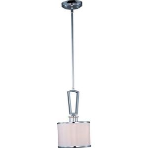 M90371WTPC Salon Drum Pendant Pendant Light - Polished Chrome / White M90371WTPC Salon Drum Pendant Pendant Light - Polished Chrome / White
