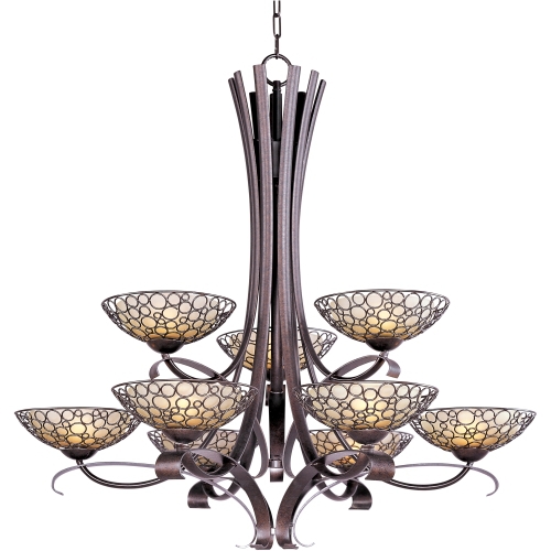 M21346DWUB Meridian Large Foyer Chandelier Chandelier - Umber Bronze M21346DWUB Meridian Large Foyer Chandelier Chandelier - Umber Bronze