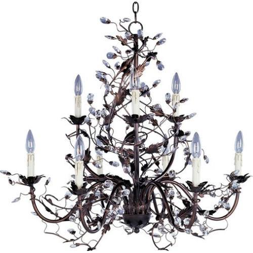 M2852OI Elegante Mid Sized Chandelier Chandelier - Oil Rubbed Bronze M2852OI Elegante Mid Sized Chandelier Chandelier - Oil Rubbed Bronze