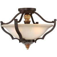 Semi Flush Mount 17" Width Semi Flush Mount 17" Width