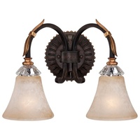 Bathroom Lighting (2 Bulbs) 14-3/4" Width Bathroom Lighting (2 Bulbs) 14-3/4" Width