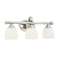 Bathroom Lighting (3 bulbs) 22" Width Bathroom Lighting (3 bulbs) 22" Width