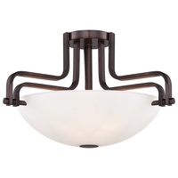 Semi Flush Mount 17-3/4" Width Semi Flush Mount 17-3/4" Width