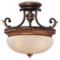 Semi Flush Mount 19-3/4" Width Semi Flush Mount 19-3/4" Width
