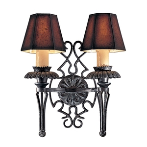 MN210920 Montparnasse Multi Bulb Wall Sconce - French Black / Gold MN210920 Montparnasse Multi Bulb Wall Sconce - French Black / Gold