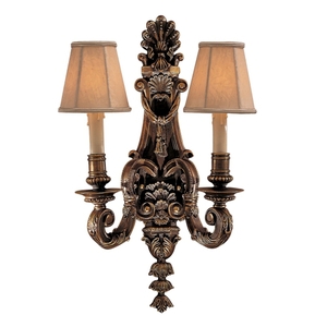 MN242049 Multi Bulb Wall Sconce - Flemish Brass MN242049 Multi Bulb Wall Sconce - Flemish Brass