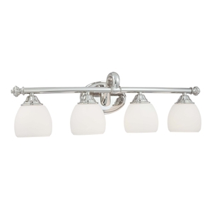 MN2824613 4 or More Bulb Bathroom Lighting - Polished Nickel MN2824613 4 or More Bulb Bathroom Lighting - Polished Nickel