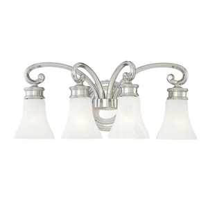 MN2844613 4 or More Bulb Bathroom Lighting - Polished Nickel MN2844613 4 or More Bulb Bathroom Lighting - Polished Nickel