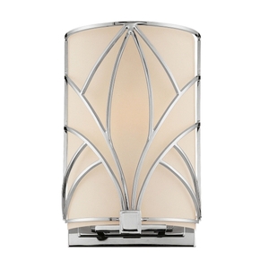 MN292177 Story Board 1 Bulb Wall Sconce - Chrome / Ebony MN292177 Story Board 1 Bulb Wall Sconce - Chrome / Ebony
