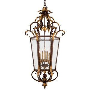 MN3639355 Zaragoza Entrance / Foyer Pendant Light - Golden Bronze MN3639355 Zaragoza Entrance / Foyer Pendant Light - Golden Bronze