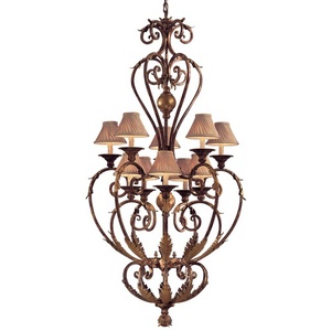 MN3643355 Zaragoza Large Foyer Chandelier Chandelier - Golden Bronze MN3643355 Zaragoza Large Foyer Chandelier Chandelier - Golden Bronze