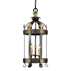 MN610520 Montparnasse Entrance / Foyer Pendant Light - French Black / Gold MN610520 Montparnasse Entrance / Foyer Pendant Light - French Black / Gold