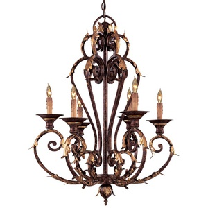 MN6235355 Zaragoza Mini Chandelier - Golden Bronze MN6235355 Zaragoza Mini Chandelier - Golden Bronze