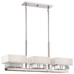 MN6266613 Eden Roe Linear Pendant Pendant Light - Polished Nickel MN6266613 Eden Roe Linear Pendant Pendant Light - Polished Nickel