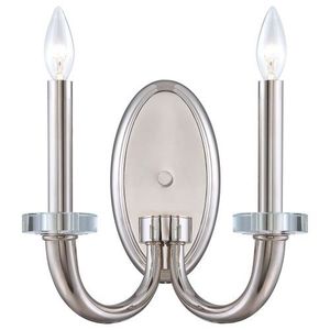 MN6280613 Crysalyn Falls Multi Bulb Wall Sconce - Polished Nickel MN6280613 Crysalyn Falls Multi Bulb Wall Sconce - Polished Nickel