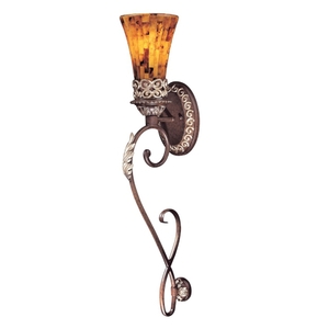 MN6521468 Salamanca 1 Bulb Wall Sconce - Cattera Bronze MN6521468 Salamanca 1 Bulb Wall Sconce - Cattera Bronze
