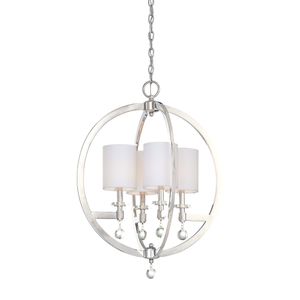 MN6840613 Chadbourne Mini Chandelier - Polished Nickel MN6840613 Chadbourne Mini Chandelier - Polished Nickel